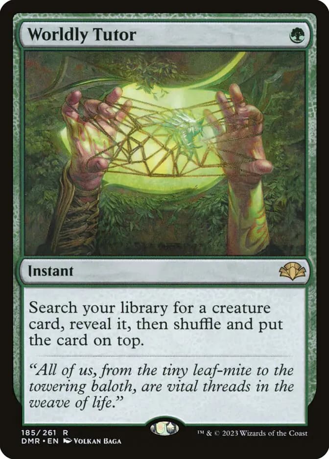 Card image of Worldly Tutor