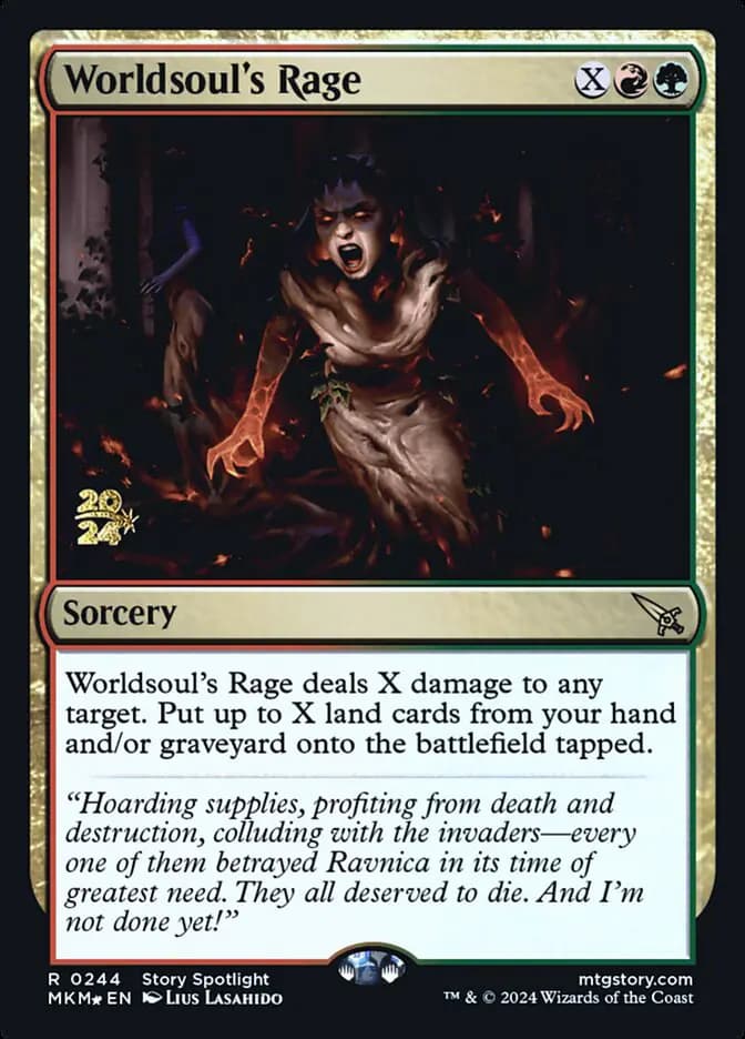 Card image of Worldsoul's Rage