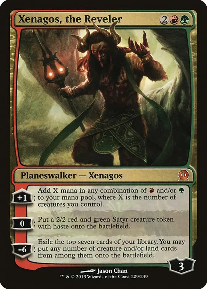 Card image of Xenagos, the Reveler
