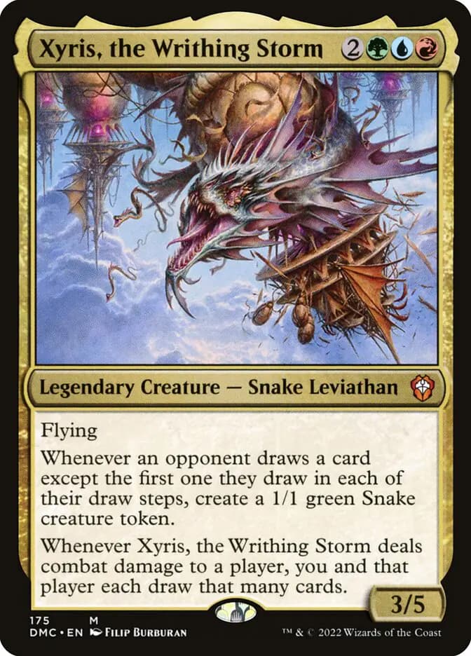 Card image of Xyris, the Writhing Storm