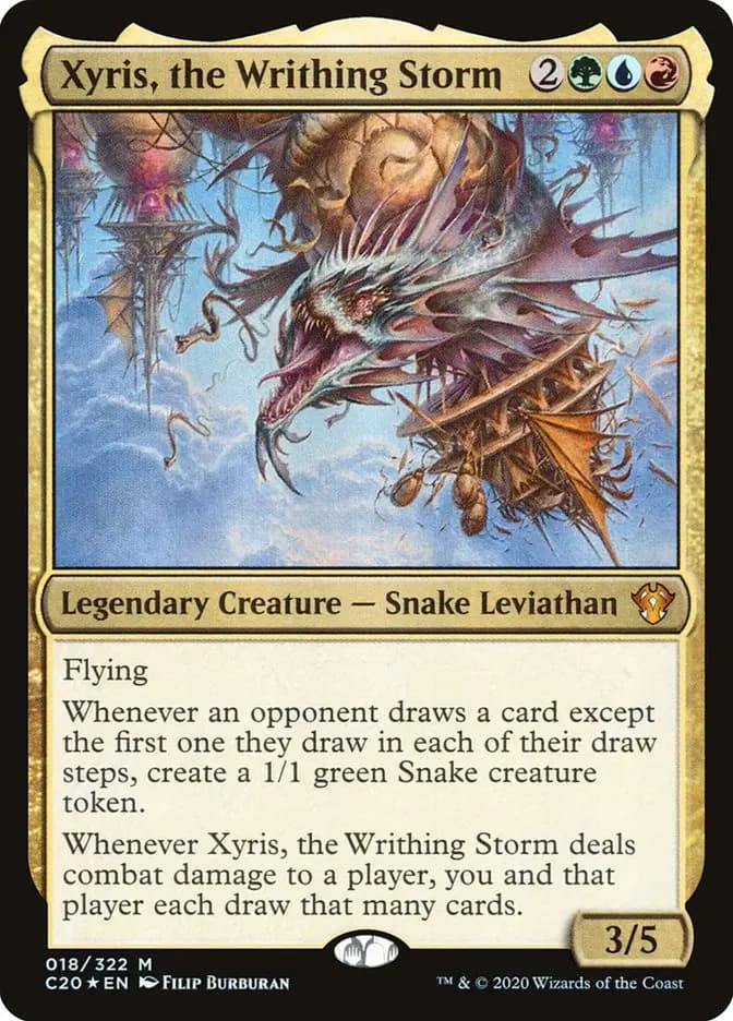 Card image of Xyris, the Writhing Storm