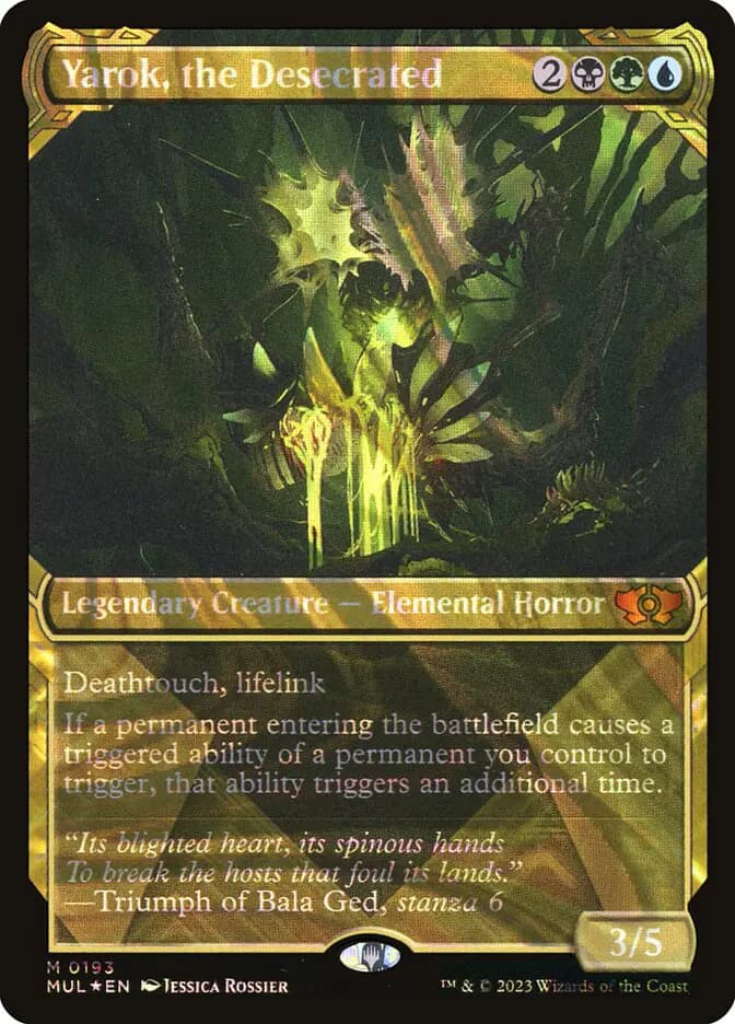 Card image of Yarok, the Desecrated