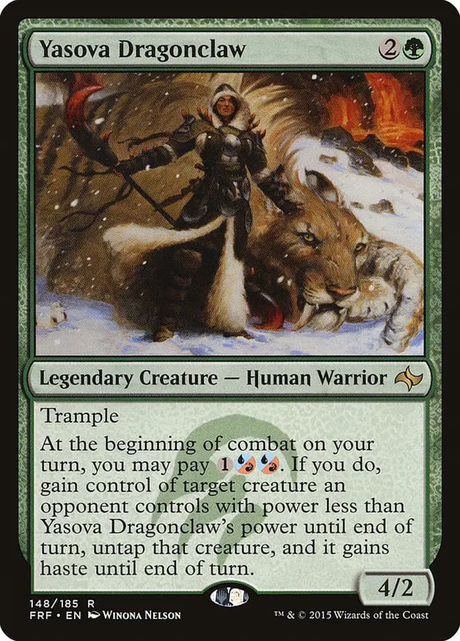 Card image of Yasova Dragonclaw