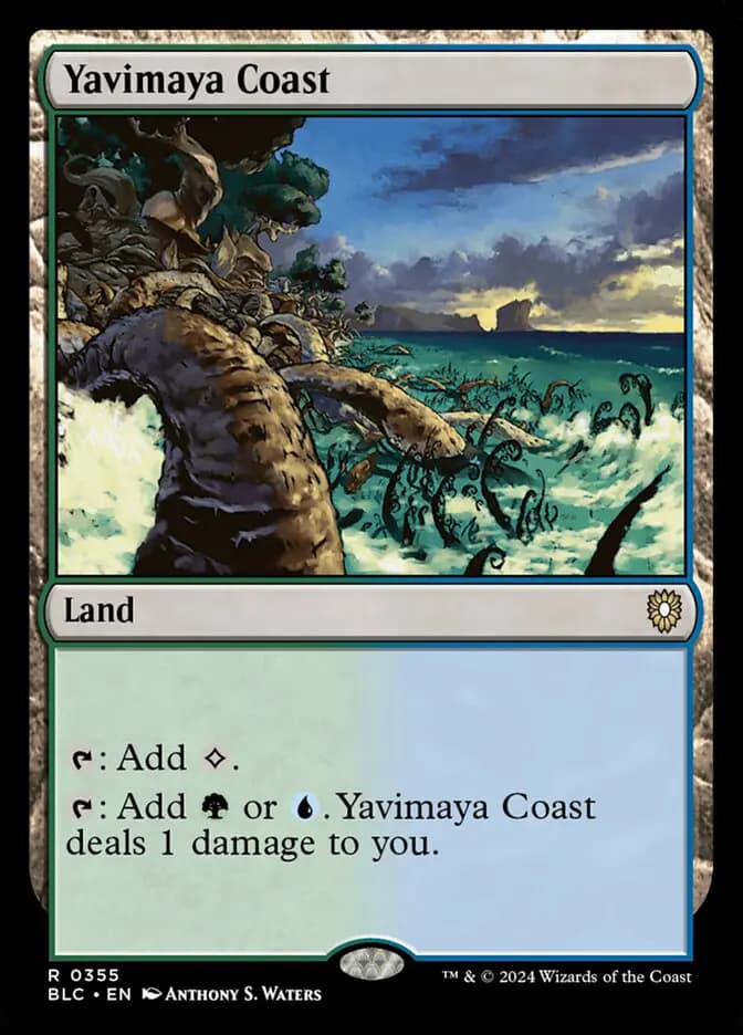 Card image of Yavimaya Coast