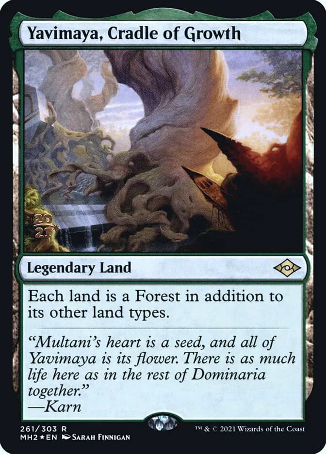 Card image of Yavimaya, Cradle of Growth