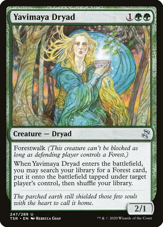 Card image of Yavimaya Dryad