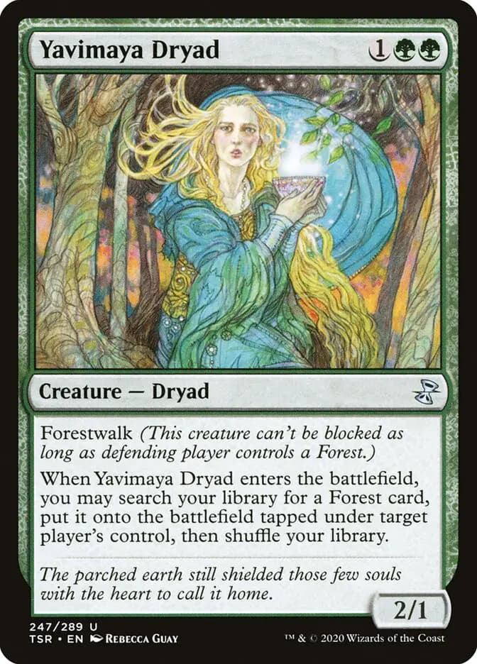 Card image of Yavimaya Dryad