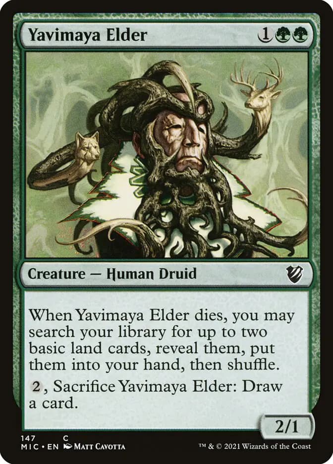 Card image of Yavimaya Elder