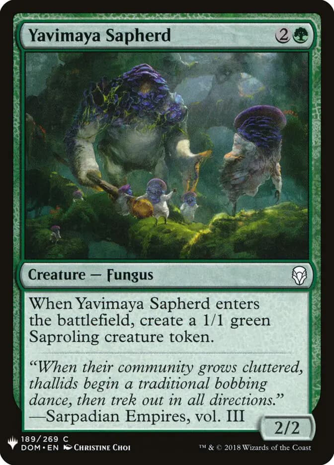 Card image of Yavimaya Sapherd