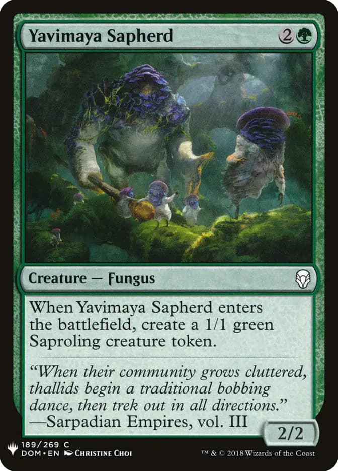 Card image of Yavimaya Sapherd