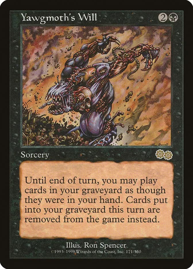 Card image of Yawgmoth's Will