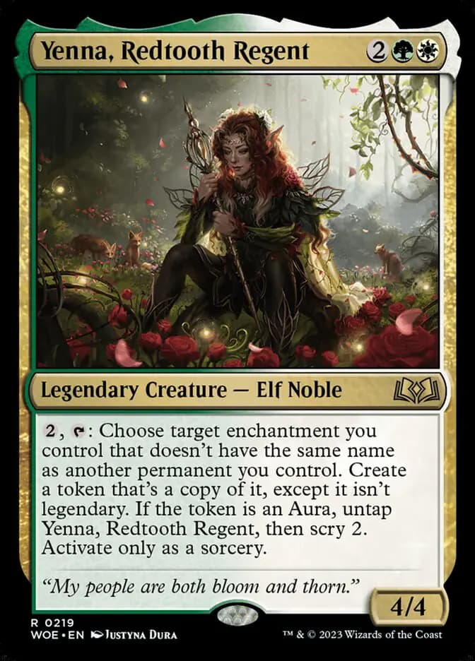 Card image of Yenna, Redtooth Regent