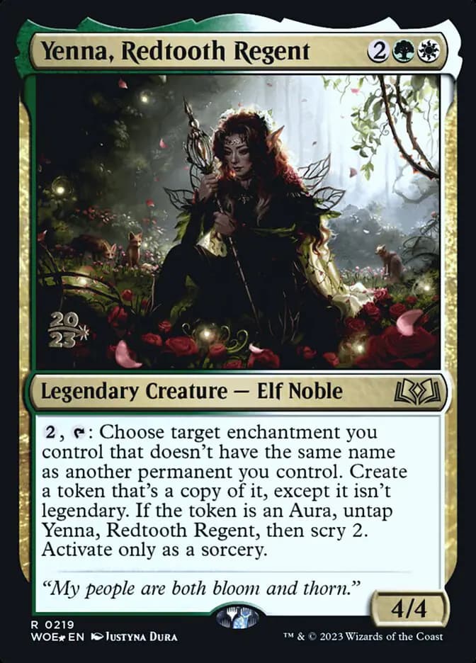Card image of Yenna, Redtooth Regent