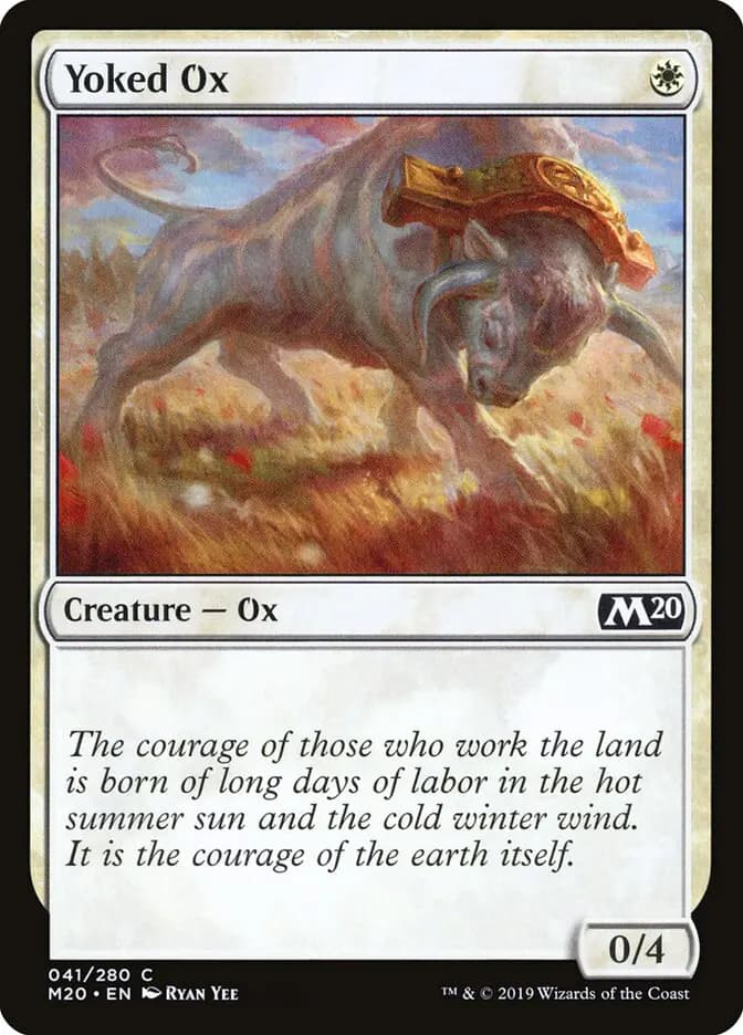 Card image of Yoked Ox