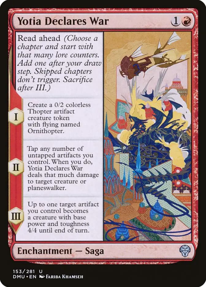 Card image of Yotia Declares War