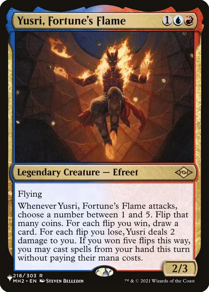 Card image of Yusri, Fortune's Flame