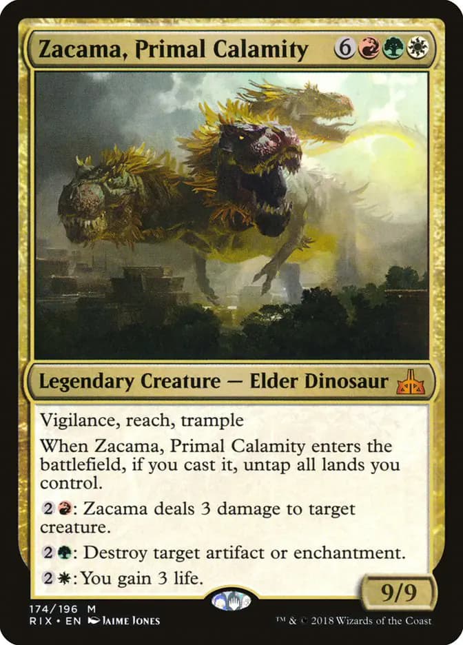 Card image of Zacama, Primal Calamity