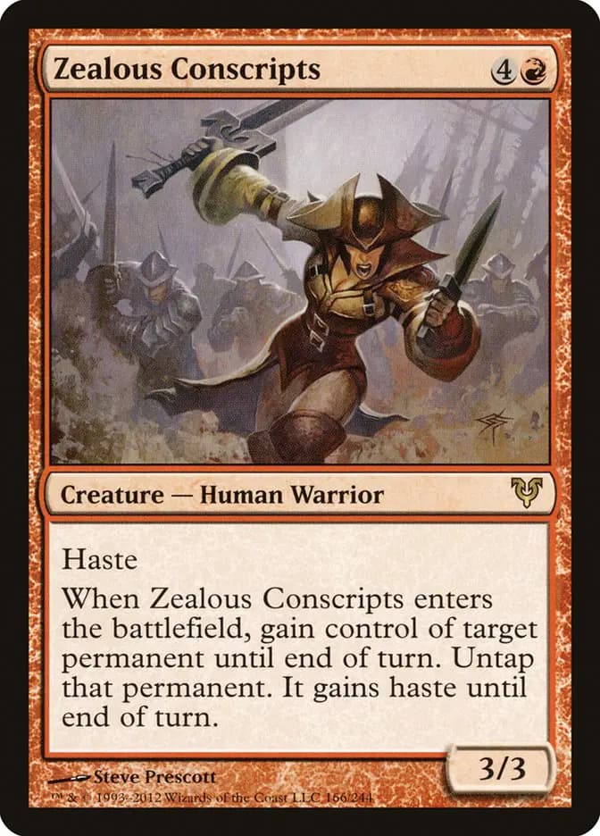 Card image of Zealous Conscripts