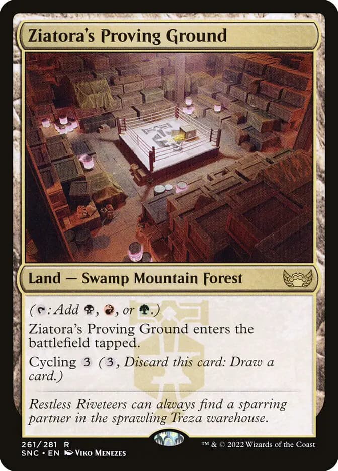 Card image of Ziatora's Proving Ground
