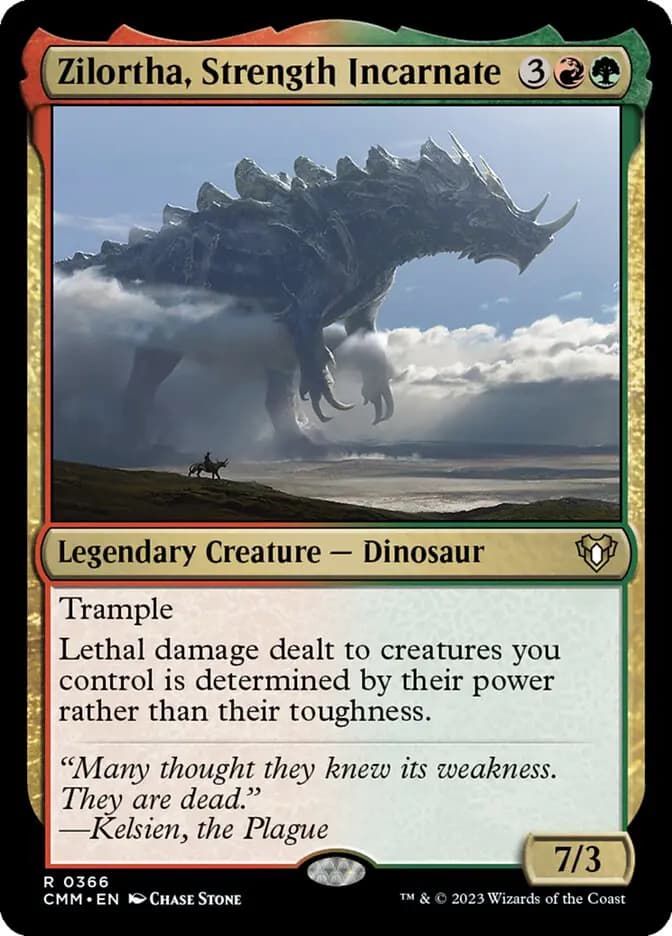 Card image of Zilortha, Strength Incarnate
