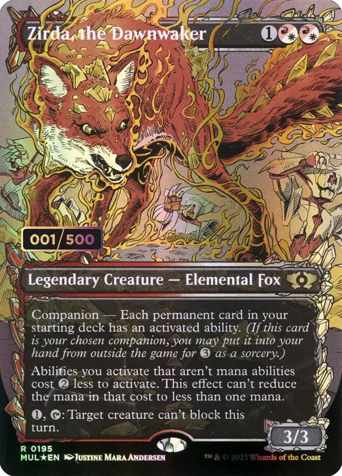 Card image of Zirda, the Dawnwaker