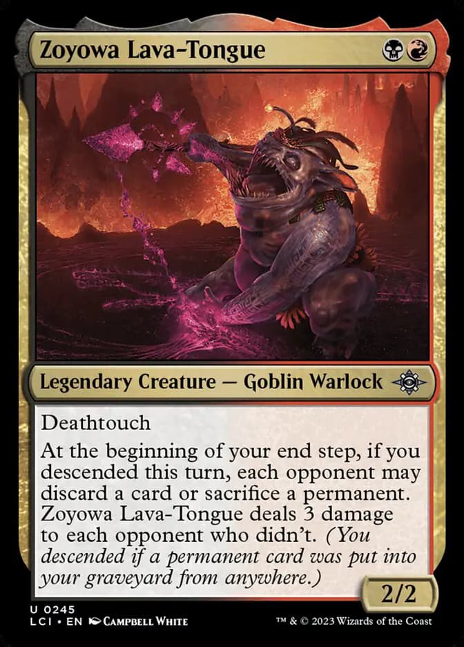 Card image of Zoyowa Lava-Tongue