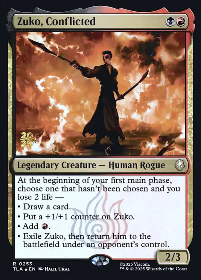 Card image of Zuko, Conflicted