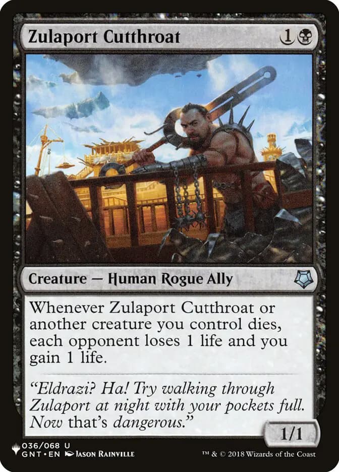 Card image of Zulaport Cutthroat
