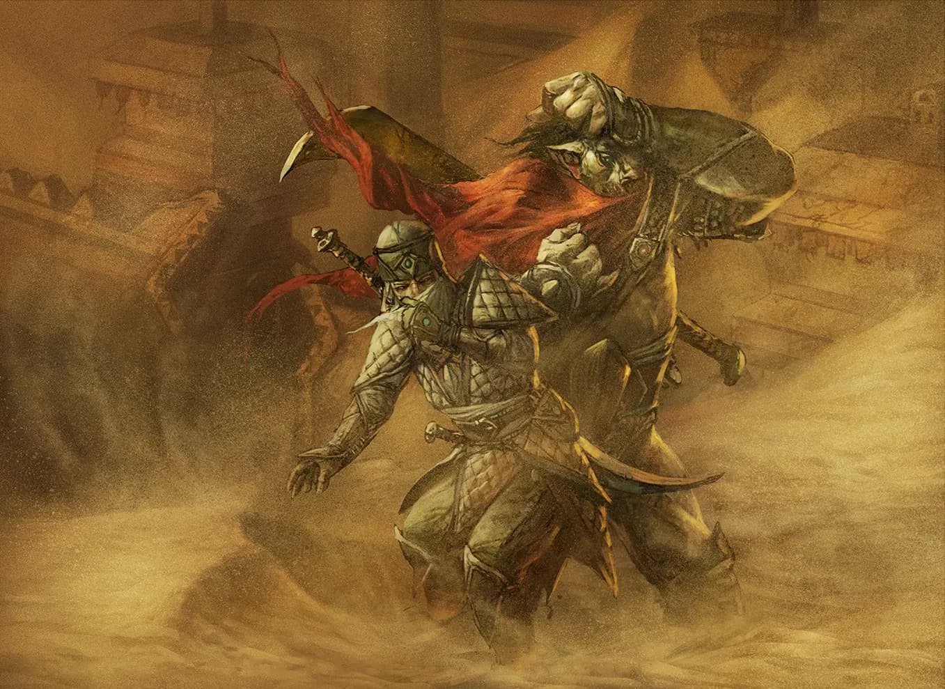 MTG Khans of Tarkir set art