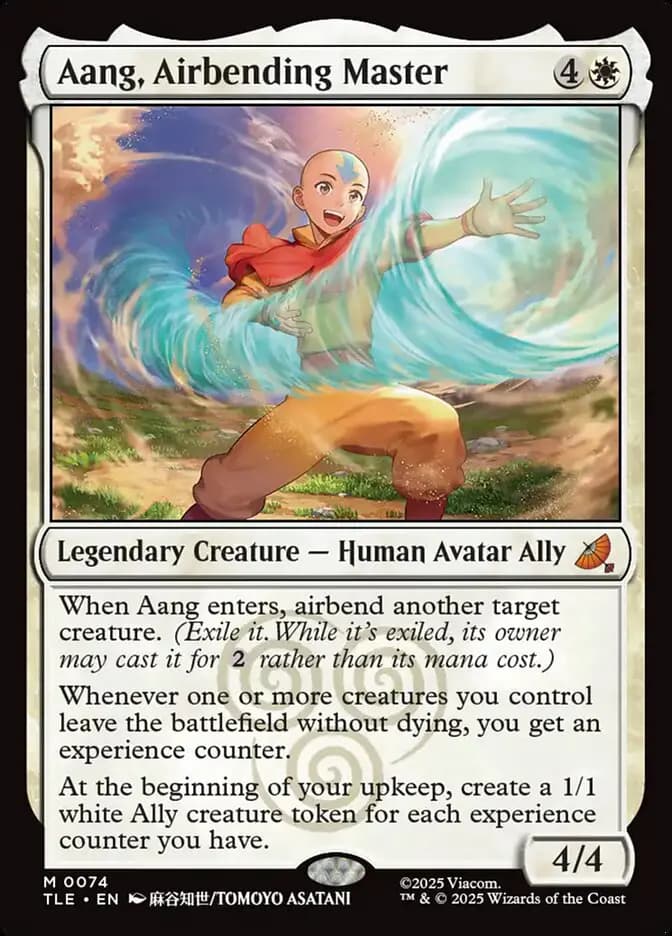 Card image of Aang, Airbending Master