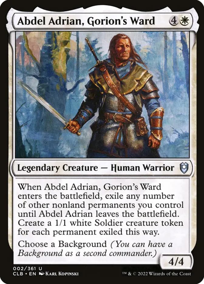 Card image of Abdel Adrian, Gorion's Ward