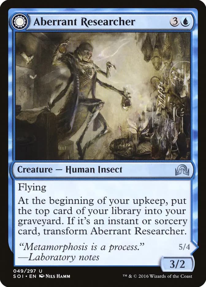 Card image of Aberrant Researcher / Perfected Form