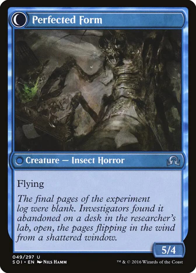 Card image of Aberrant Researcher / Perfected Form