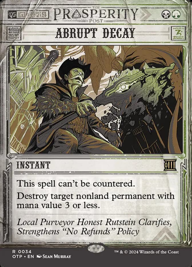 Card image of Abrupt Decay