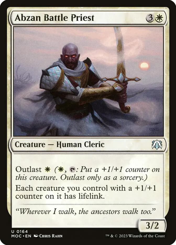Card image of Abzan Battle Priest