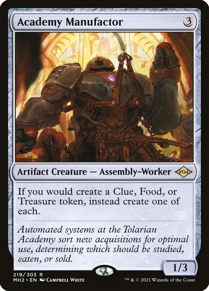 Card image of Academy Manufactor