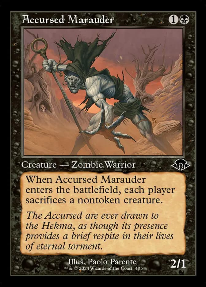Card image of Accursed Marauder