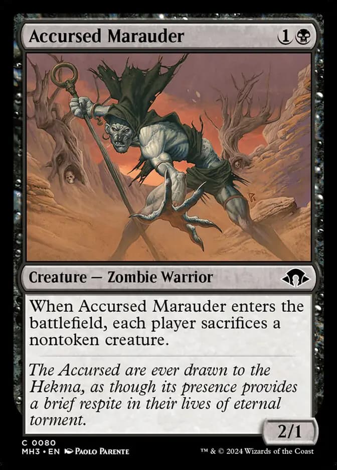 Card image of Accursed Marauder