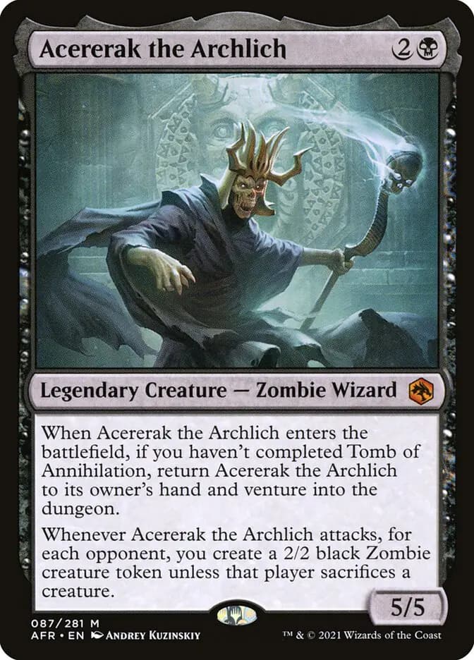 Card image of Acererak the Archlich