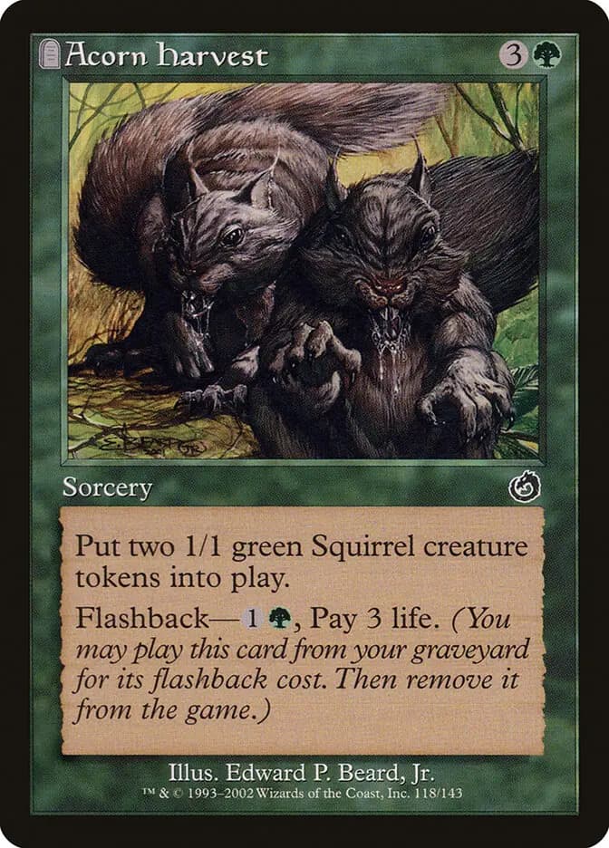 Card image of Acorn Harvest