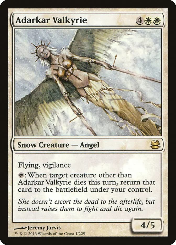 Card image of Adarkar Valkyrie
