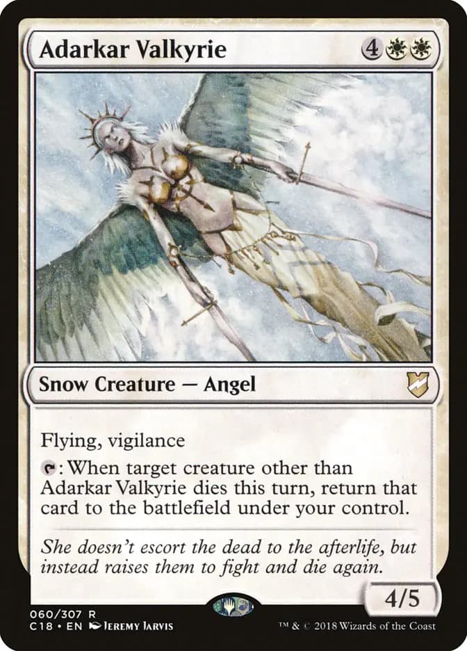 Card image of Adarkar Valkyrie