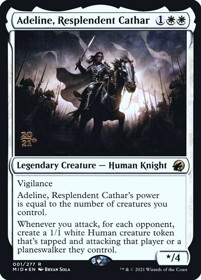 Card image of Adeline, Resplendent Cathar