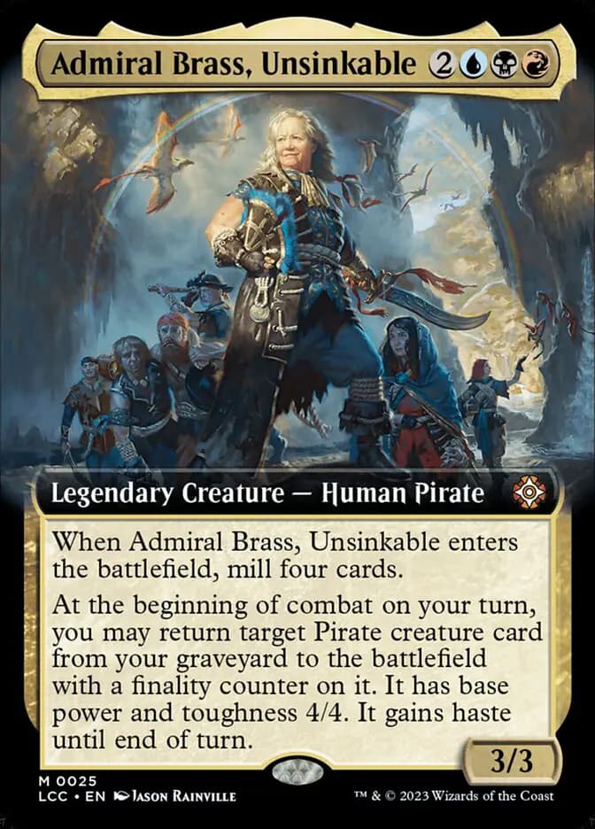 Card image of Admiral Brass, Unsinkable