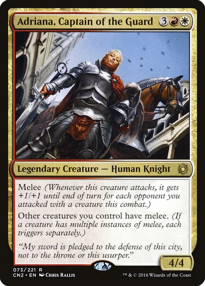 Card image of Adriana, Captain of the Guard