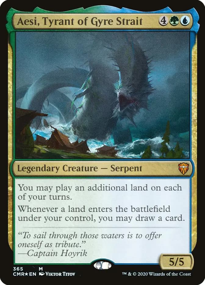 Card image of Aesi, Tyrant of Gyre Strait