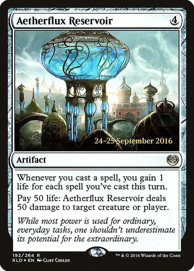 Card image of Aetherflux Reservoir