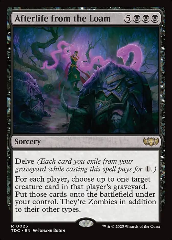Card image of Afterlife from the Loam