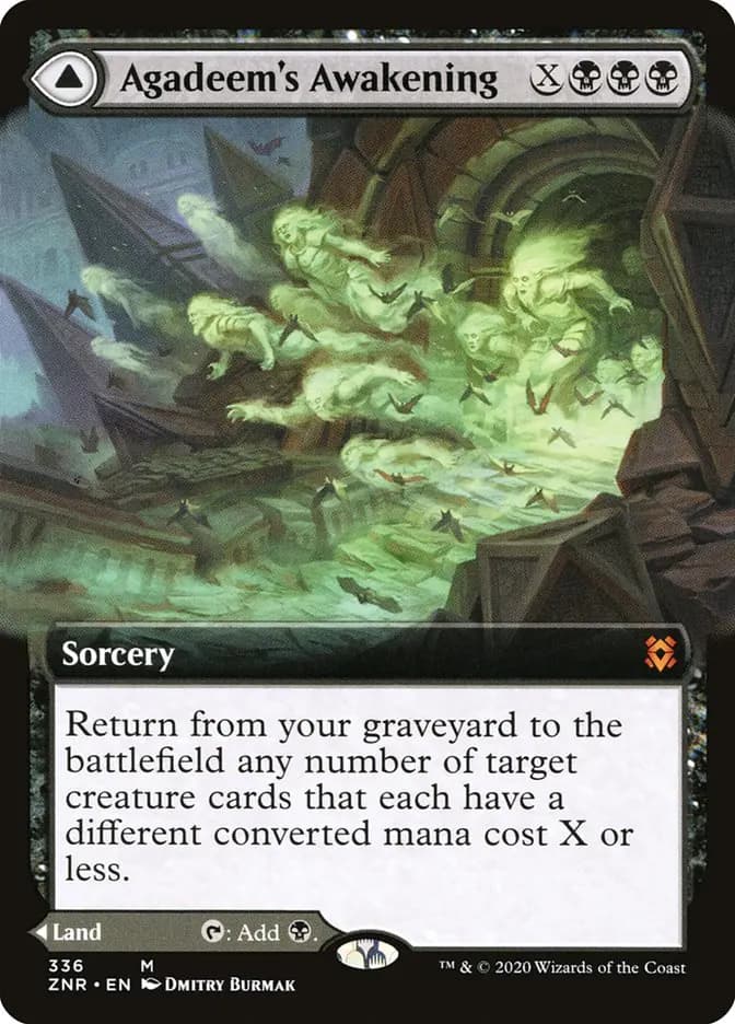 Card image of Agadeem's Awakening / Agadeem, the Undercrypt