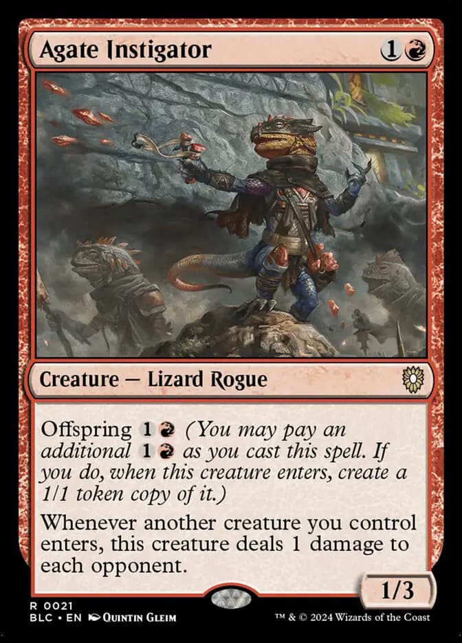 Card image of Agate Instigator